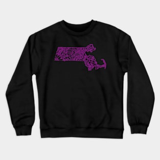 Mass_purp Crewneck Sweatshirt